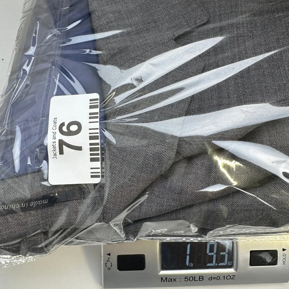 Suitsupply Pure Wool Super 110s Sport Coat Gray Blue‎ Lined EU 54 / 44R